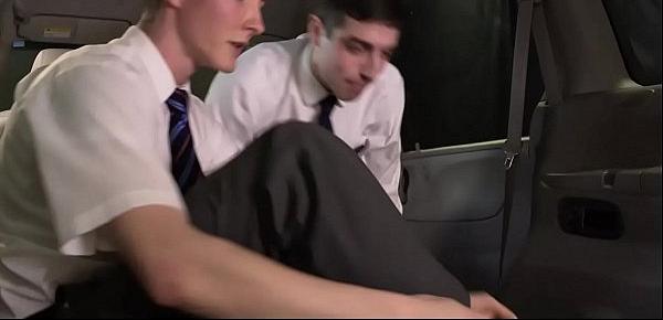  MormonBoyz- Two Teens Have A Quickie In A Van